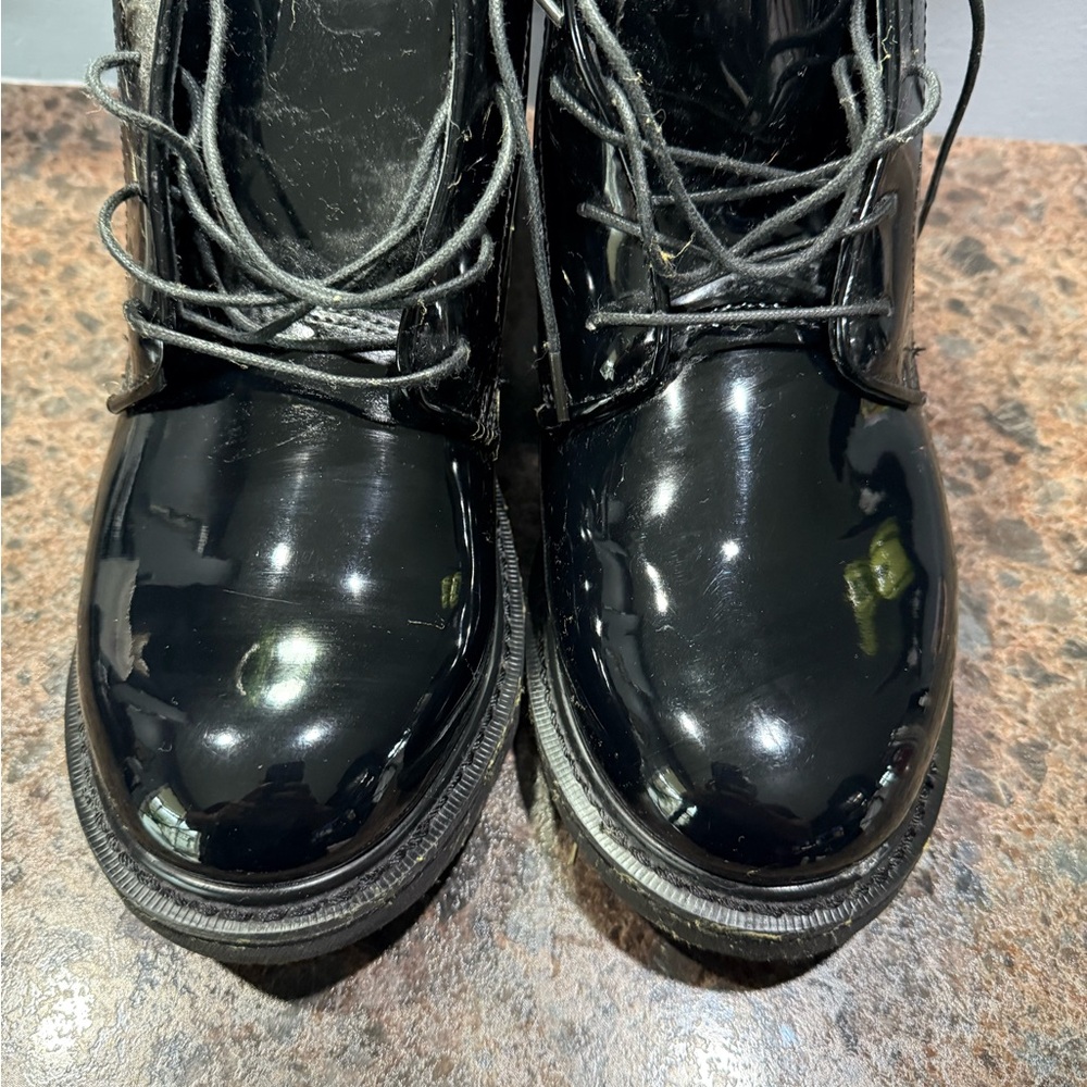 Rocky Chukka Men's Glossy Black Lace-Up Boots - Picture 1 of 4
